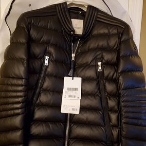 Men's Moncler Leather Puffer